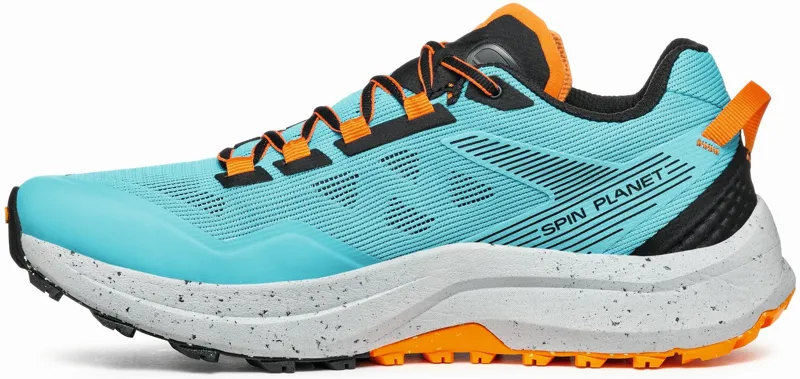 Scarpa Mens Spin Planet Trail Running Shoes - Azure-Black-2